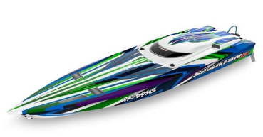 TRX103076-4-GRN SPARTAN SR grün 36Zoll Rennboot mit Self-Righting Brushless